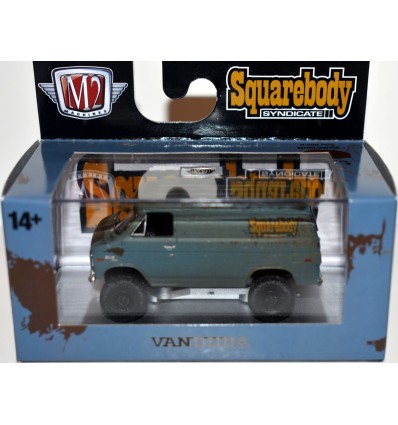 M2 Machines - Squarebody Syndicate - 1973 GMC Vandura 4x4 Van