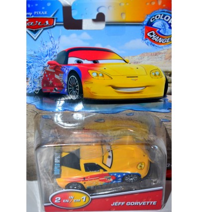 Disney CARS - Color Changer - Jeff Corvette C6 Chevrolet Corvette