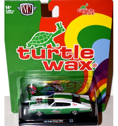 M2 Machines Drivers - Turtle Wax sponsored 1966 Dodge Charger Hemi