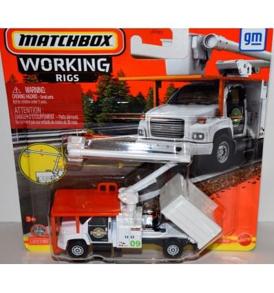 Matchbox Working Rigs - GMC C8500 TopKick Tree Trimming Truck