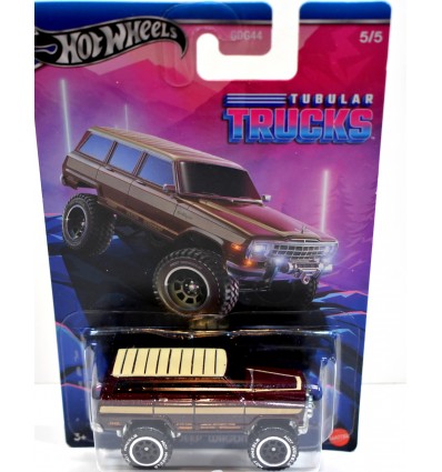 Hot Wheels - Tubular Trucks - 1988 Jeep Wagoneer