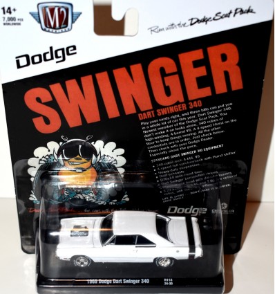 M2 Machines Drivers - Limited Edition 1 of 7000 - 1969 Dodge Dart Swinger 340