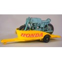 Matchbox Regular Wheels - Honda Motorcycle and Trailer