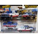 Hot Wheels Team Transport - NHRA - VP Racing - 1963 Chevy Nova 396 Gasser and 1988 Chevy Silverado 3500 Pickup Truck