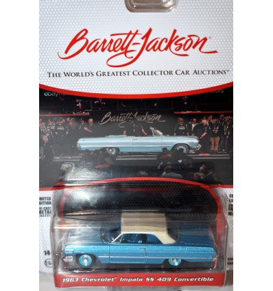 Greenlight - Barrett-Jackson Collection - 1963 Chevrolet Impala SS 409 Convertible