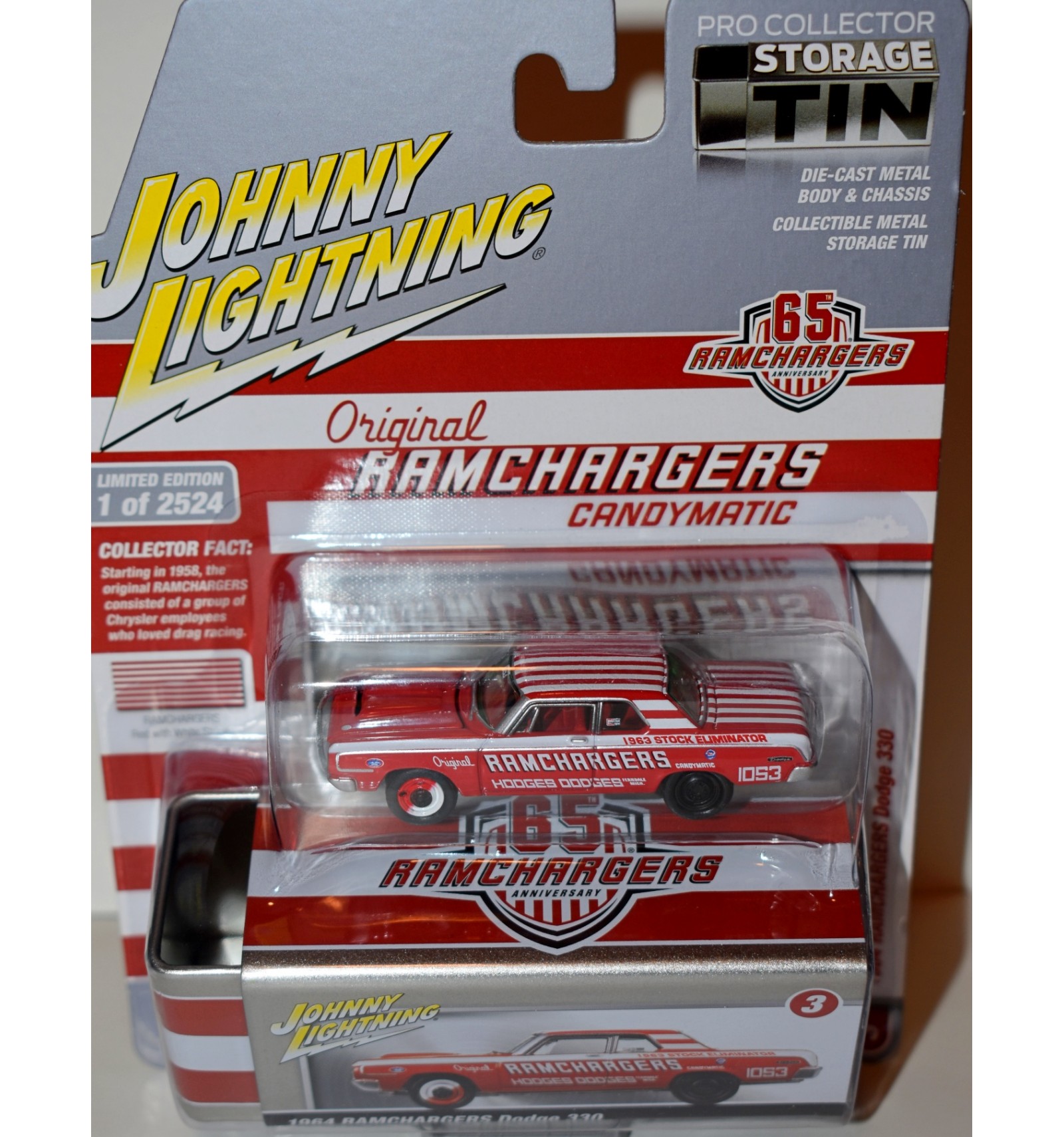 Johnny Lightning Pro Collectors Series Ltd Edition 1964 Candymatic Ramchargers Dodge 330 Global Diecast Direct