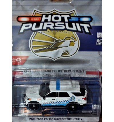 Greenlight Hot Pursuit - City of Chicago 2019 Ford Police Interceptor Utility