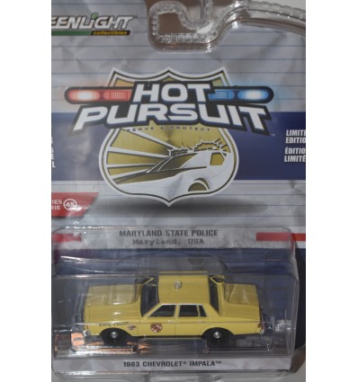 Greenlight Hot Pursuit - Maryland State Police 1983 Chevrolet Impala Patrol Car