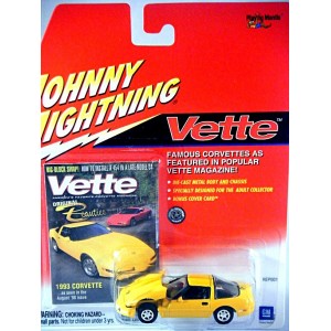 Johnny Lightning Vette Magazine - 1993 Chevrolet Corvette C4 Coupe