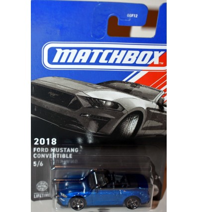 Matchbox Convertibles Series - 2018 Ford Mustang Convertible
