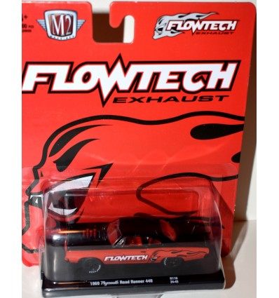 M2 Machines Drivers - Flowtech Exhaust 1969 Plymouth Road Runner 440