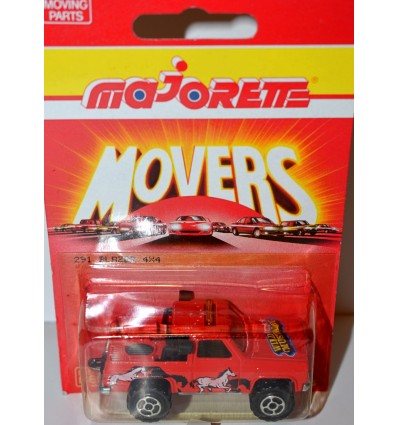 Majorette Chevy Blazer Wild Mustangs 4x4 Truck