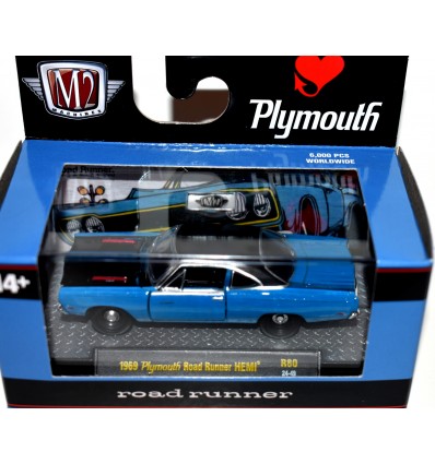 M2 Machines Detroit-Muscle 1969 Plymouth Hemi Road Runner