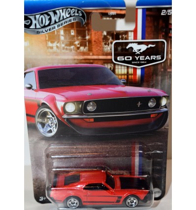Hot Wheels Silver Series - Mustang 60 Years - 1969 Ford Mustang Boss 302