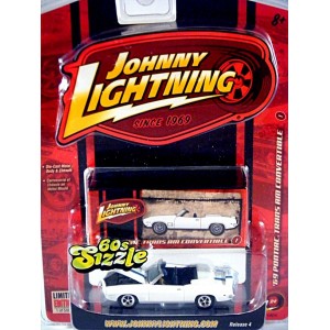 Johnny Lightning 60's Sizzle 1969 Pontiac Firebird Trans Am Convertible