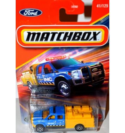 Matchbox - INC Construction Ford F-550 SuperDuty Truck