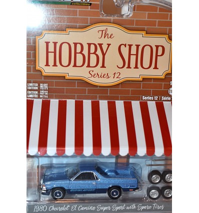 Greenlight Hobby Shop - 1980 Chevrolet El Camino SS with spare tires