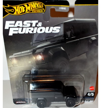Hot Wheels Premium - Fast & Furious - Land Rover Defender 110 2 Door
