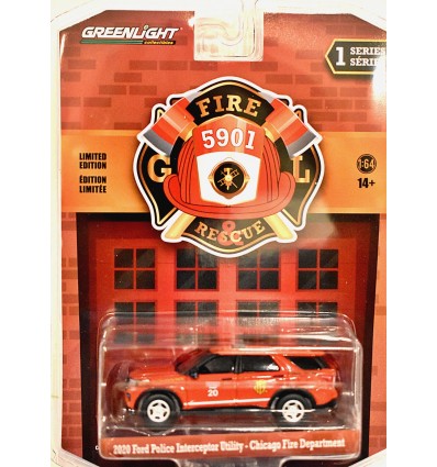 Greenlight Fire & Rescue - Chicago Fire Battalion Chief 2020 Ford Interceptor Utility