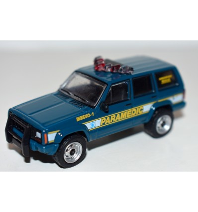 Greenlight - Greenport NY Rescue 1998 Jeep Cherokee Paramedic Truck