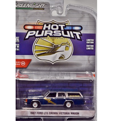 Greenlight - Hot Pursuit - Louisiana State Police Ford LTD Crown Vic Police Wagon