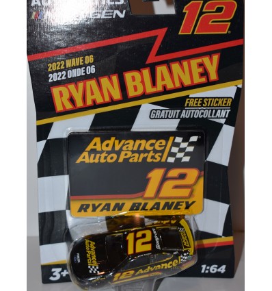 NASCAR Authentics - Ryan Blaney Advanced Auto Parts Ford Mustang