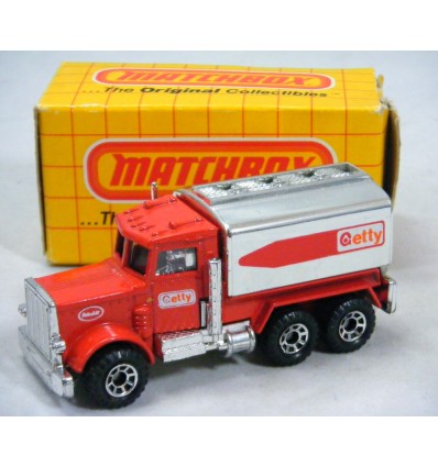 Matchbox Peterbilt Getty Fuel Tanker