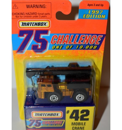 Matchbox Gold Challenge Mobile Crane