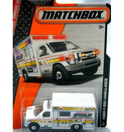 Matchbox - Ford E350 Santa Ursula Paramedic Ambulance