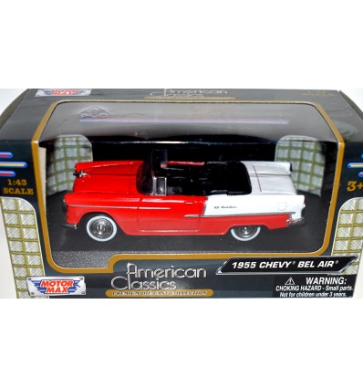 Motor Max American Classics Series - 1955 Chevrolet Bel Air Convertible