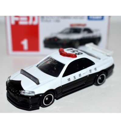 Tomica - No 1 - Nissan GT-R (BNR34) Police Car
