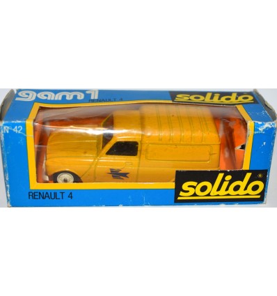 Solido (42) 1976 Renault 4 Fourgonnette French Post Van