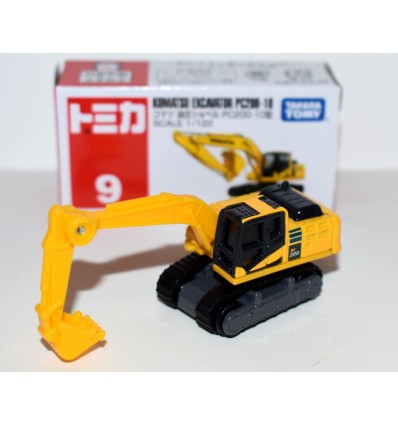 Tomica No 9 Komatsu Excavator PC200-10