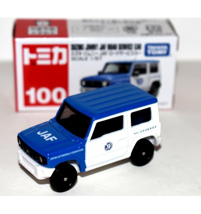 Tomica - No. 100 - Suzuki Jimny JAF Road Service Car