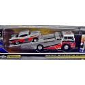 Maisto - Transport - Vintage Drag Team - 1957 Chevy Gasser and Flatbed Ramp Truck