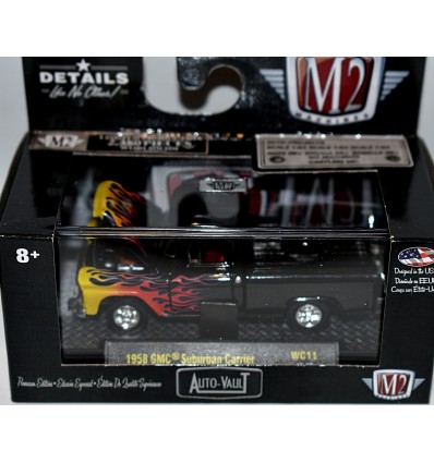 M2 Machines - Auto-Vault - 1958 GMC Suburban Carrier