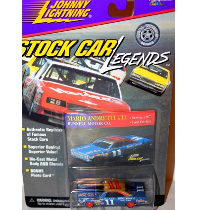 Johnny Lightning NASCAR Stock Car Legends - Mario Andretti 1967 Ford Fairlane