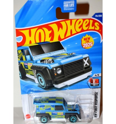 Hot Wheels - New for 2025 - Drift Ender Custom Land Rover Defender 90 Twin Turbo Police Truck