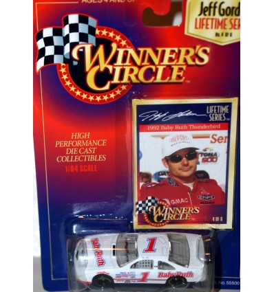 Winners Circle NASCAR - Jeff Gordon Lifetime Series - Baby Ruth 1992 Ford Thunderbird