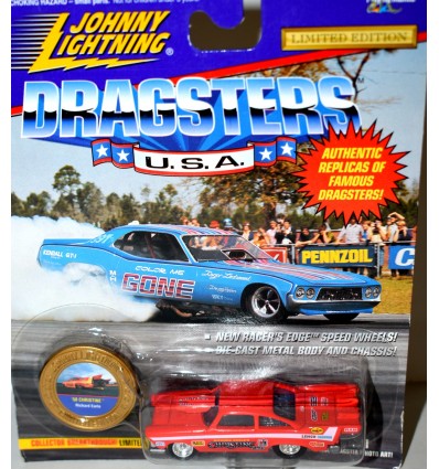 Johnny Lightning Dragsters USA - Richard Earles Christine 1958 Plymouth Fury NHRA Pro Stock