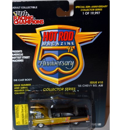 Racing Champions Hot Rod Magazine - 1955 Chevrolet Bel Air Hot Rod