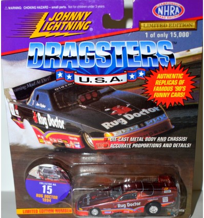 Johnny Lightning - Jim Epler 1990's Rug Doctor Oldsmobile Cutlass Funny Car