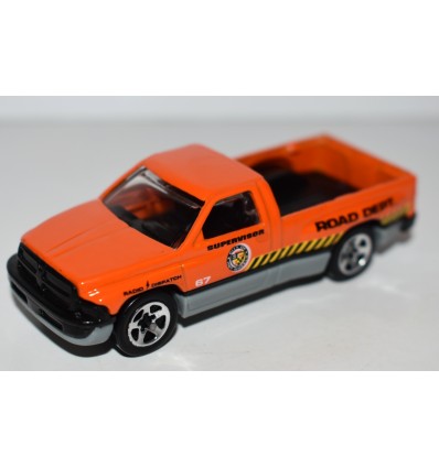 Hot Wheels - 1994 Dodge RAM Road Dept Supervisor Pickup Truck