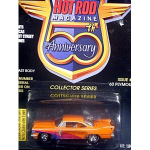 Racing Champions Hot Rod Magazine 50th Anniversary 1960 Plymouth Fury