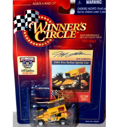 Winners Circle NASCAR - Jeff Gordon Lifetime Series - 1985 Pro Debut Sprint Car