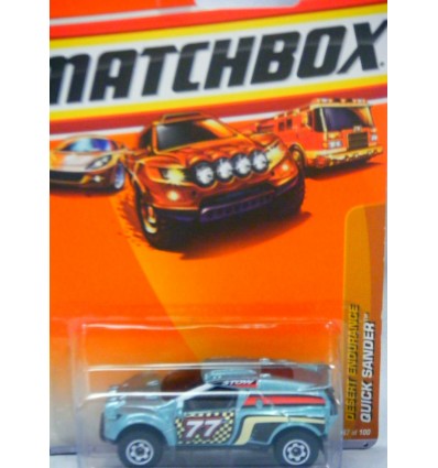 Matchbox Quick Sander 4x4 Off Road Race Truck
