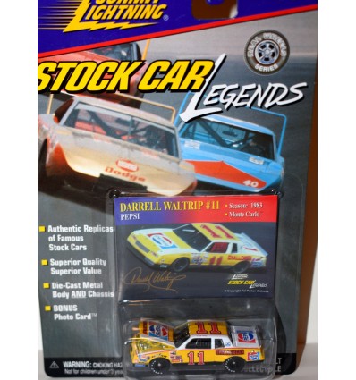 Johnny Lightning Stock Car Legends - Darrell Waltrip Pepsi Challenger 1983 Chevrolet Monte Carlo
