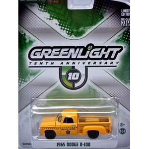 Greenlight 10th Anniversary - 1965 Dodge D-100 Pickup Truck