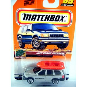 Matchbox 2000 Millennium Logo Chase Series - Jeep Grand Cherokee with Raft