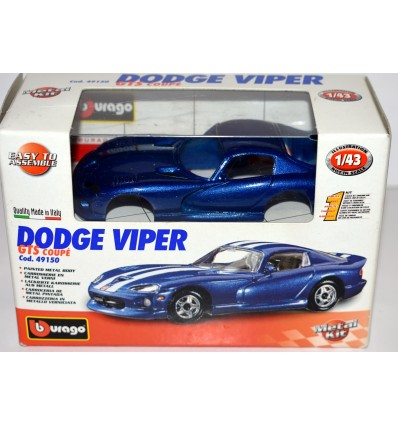 Bburago Dodge Viper GTS 1:43 Diecast Scale Model Kit